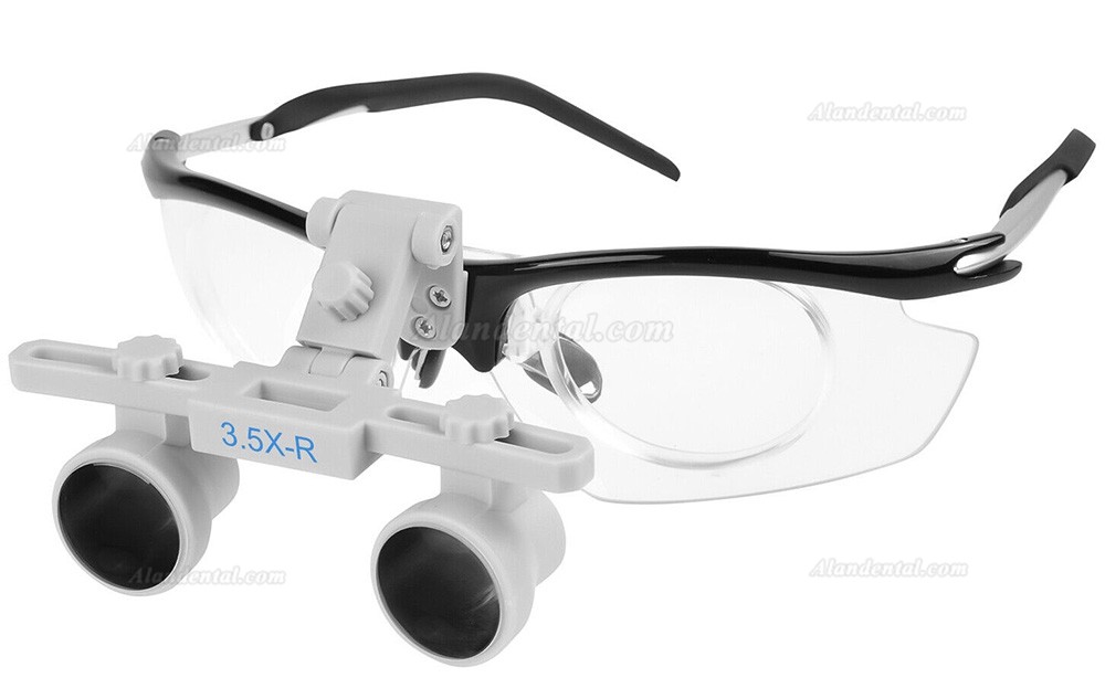 YOYU DY-116 3.5X-R Dental Binocular Loupes Magnifier Operation Loupe with Presbyopia Frame